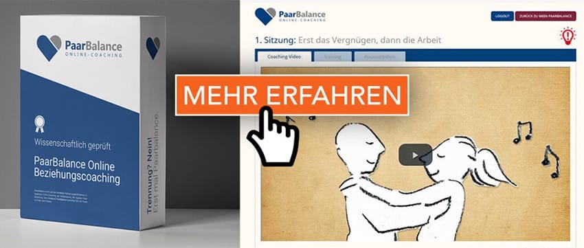 Online Paartherapie Eheberatung Online Beziehungscoaching als Paket dargestellt mit einem orangenen Button, um mehr zu erfahren